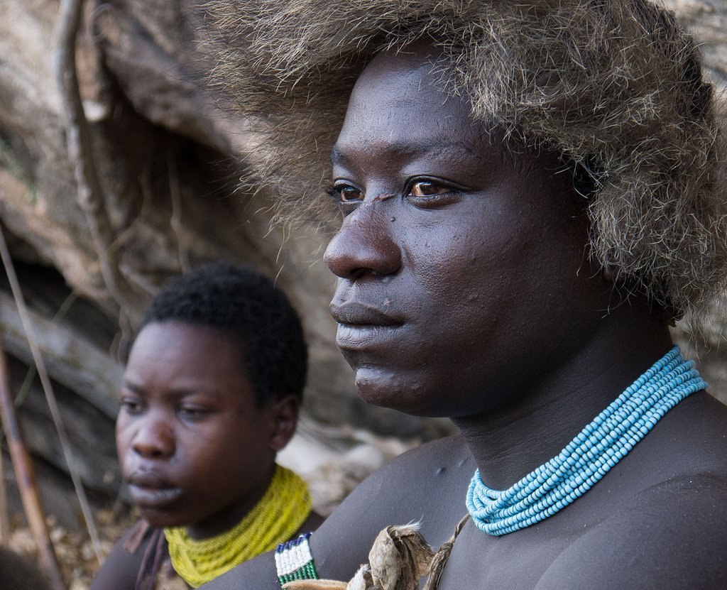 Closeup shot of a mother and a child