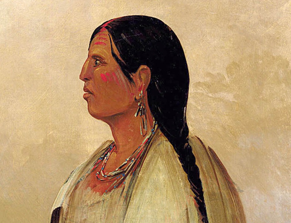 Painting of A Choctaw Woman - 1834