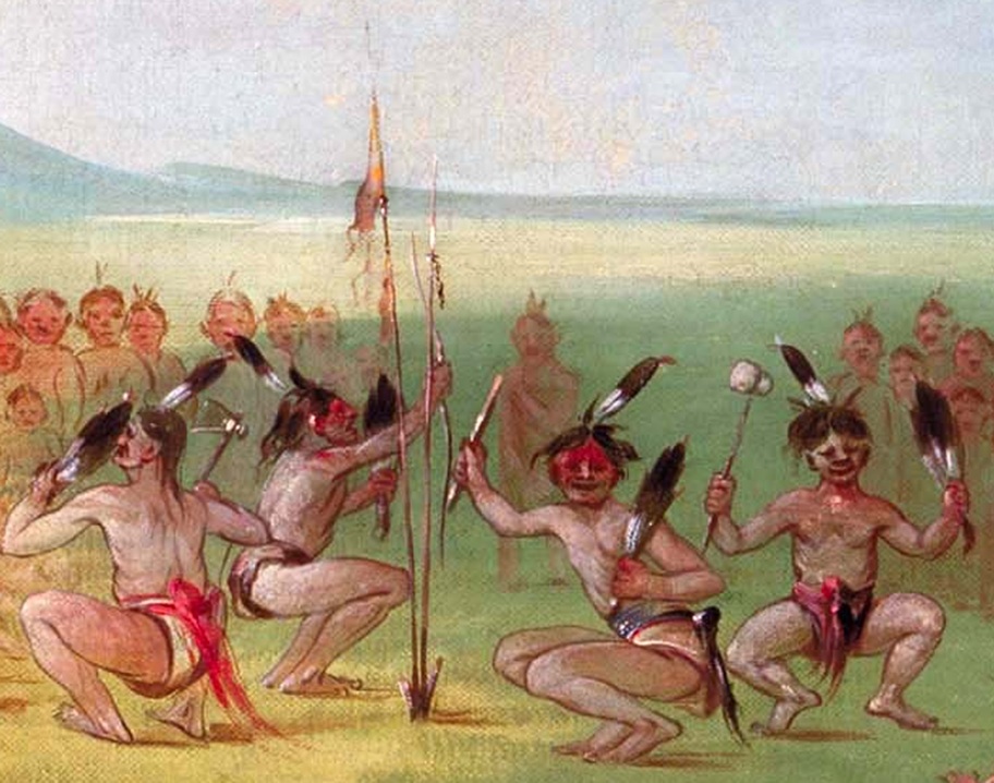 Painting of Choctaw Eagle Dance