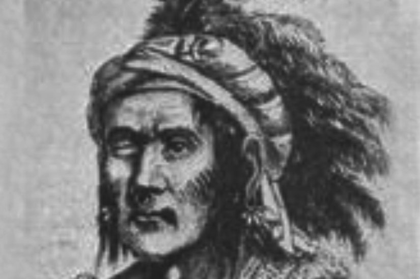 Sketch of Tenkswatawa, Shawnee leader