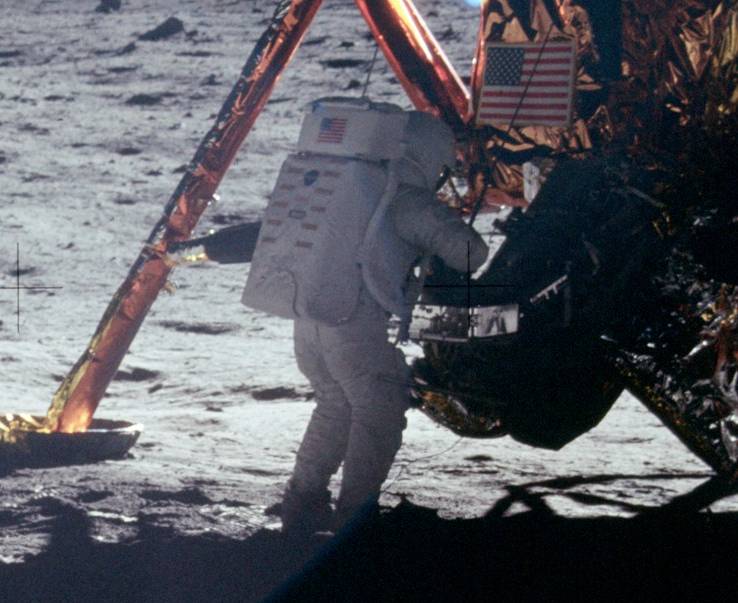 Armstrong On Moon
