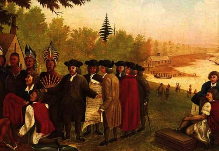 The Treaty of Penn with the Indians