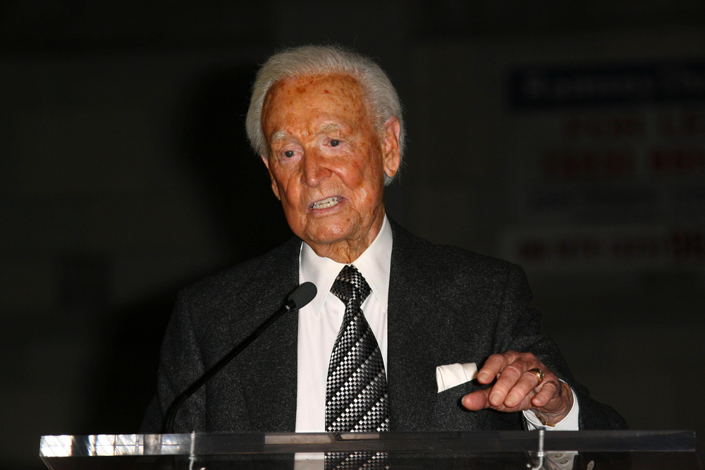 Bob Barker at the Hollywood Walk of Fame's 50th Birthday Bash