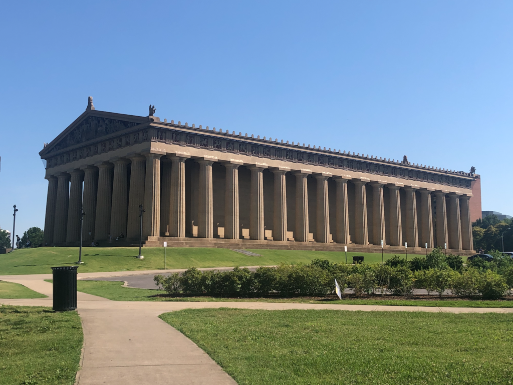 Landscape Photo of the The Parthenon in Nashville's Centennial Park