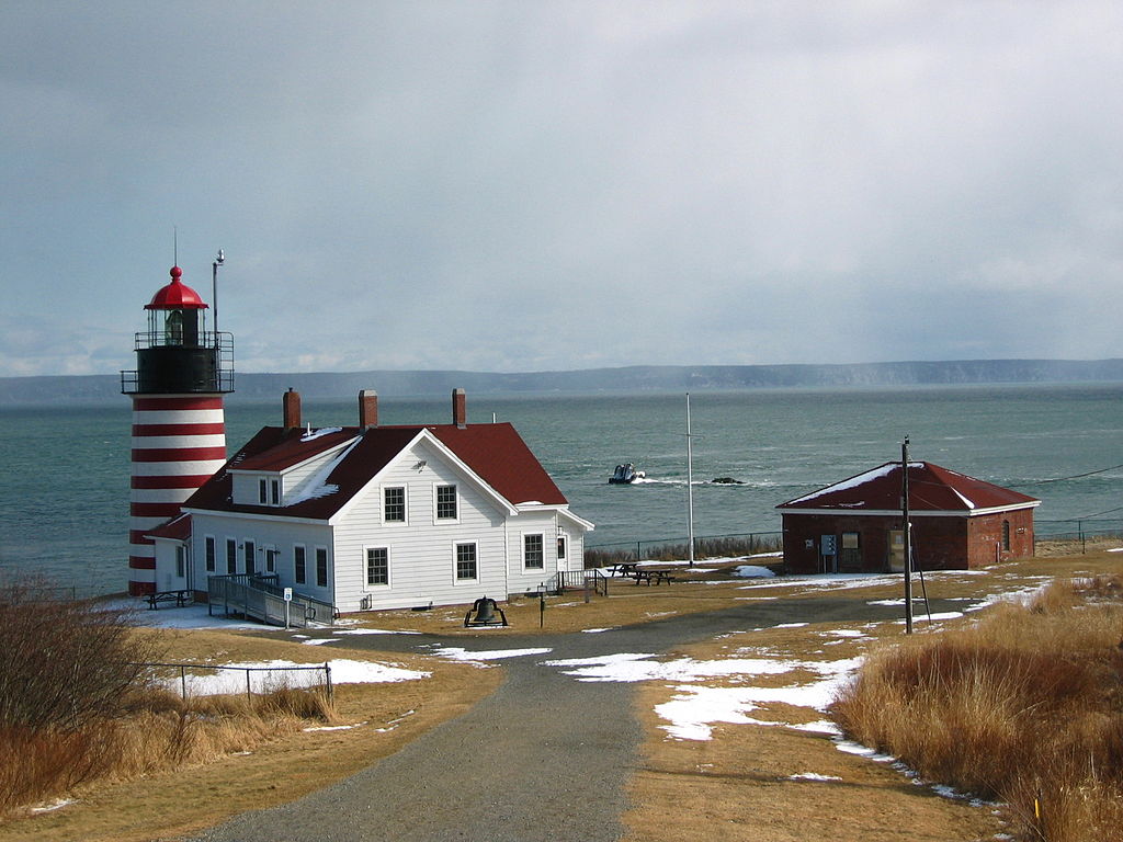 West Quoddy Head, in Quoddy Head State Park, Lubec, Maine