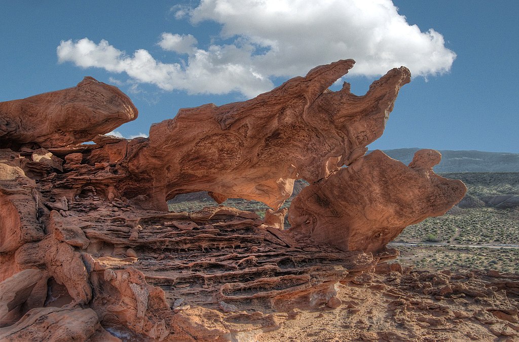 Landscape Photo of the Little Finland rock formation in Nevada