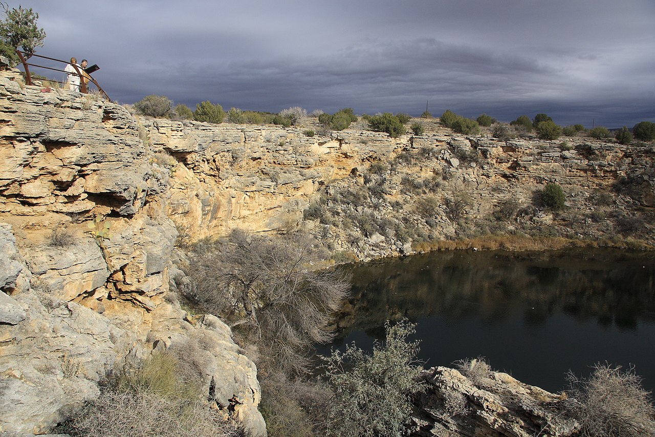 Montezumas Well in winter, Arizona