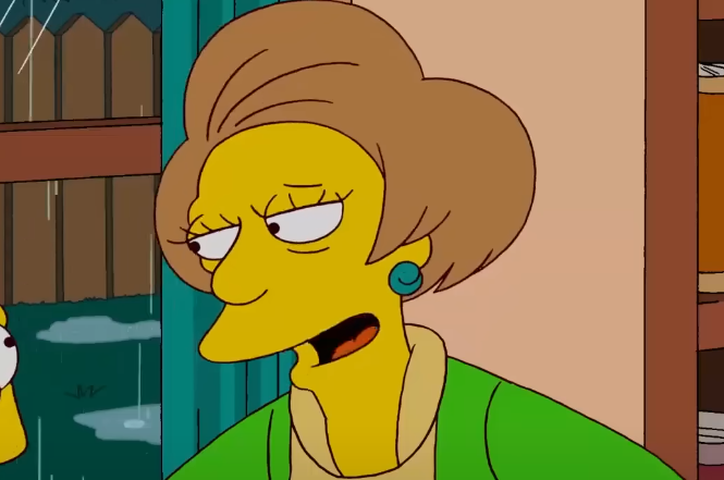 A screenshot of the animated TV Show The Simpsons