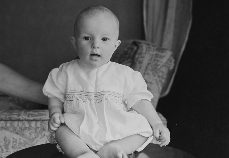 Portrait Of A Baby Seated