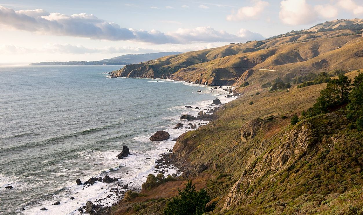 Northern California Coast as seen from Muir Beach Overlook