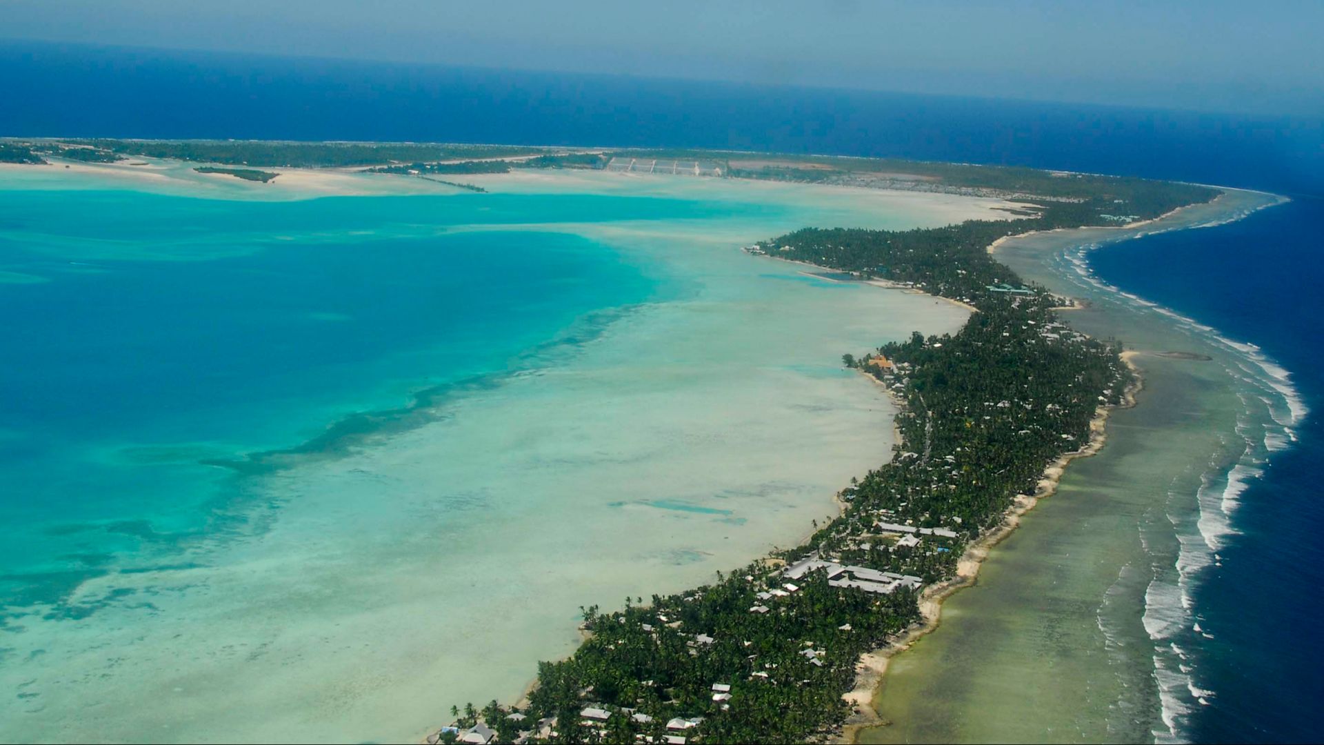 File:South Tarawa from the air.jpg