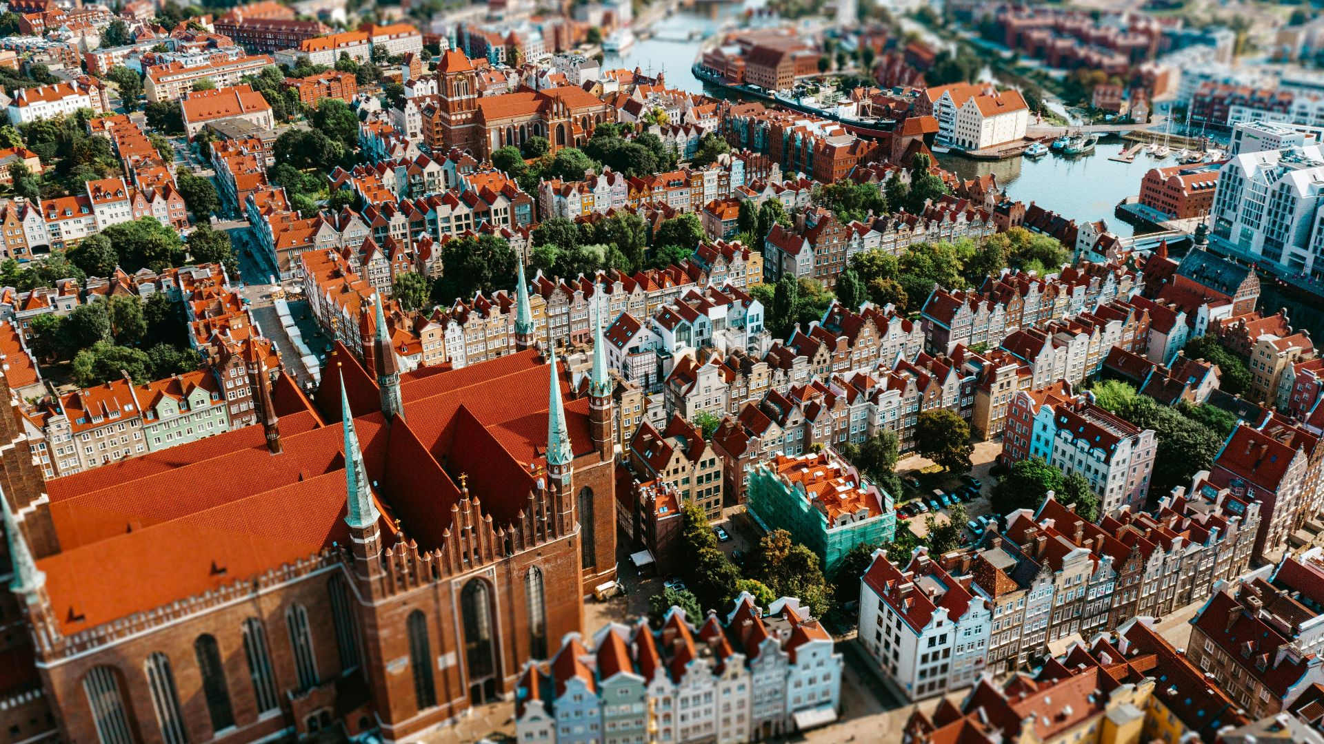 aerial view of city buildings during daytime
