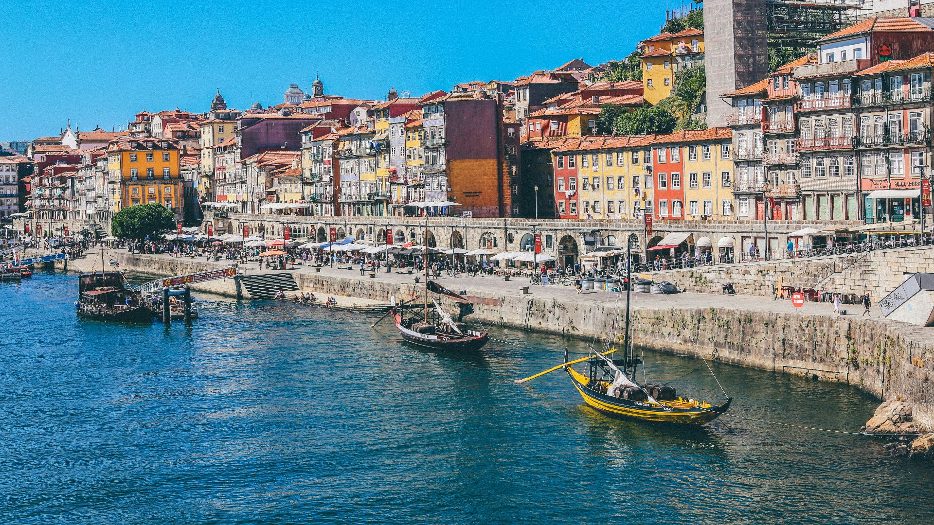 boats docked near seaside promenade]