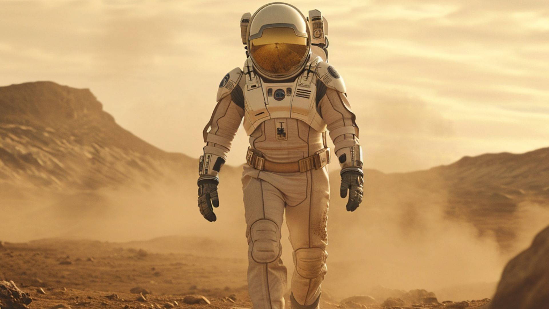 File:Astronaut walking on Mars.png