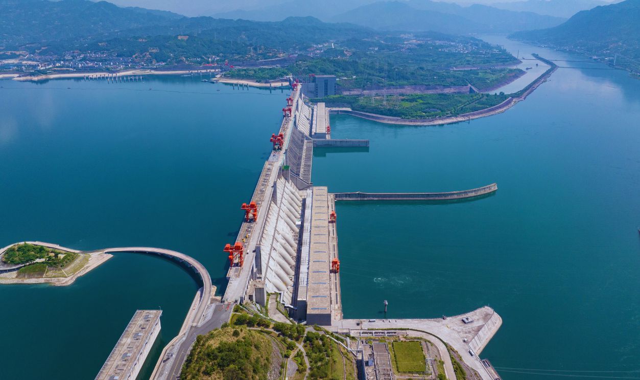 Gettyimages - 2211646998, Three Gorges Dam YICHANG, CHINA - APRIL 27, 2025 - Aerial view of the Three Gorges Dam in Yichang City, Hubei Province, China on April 27, 2025.