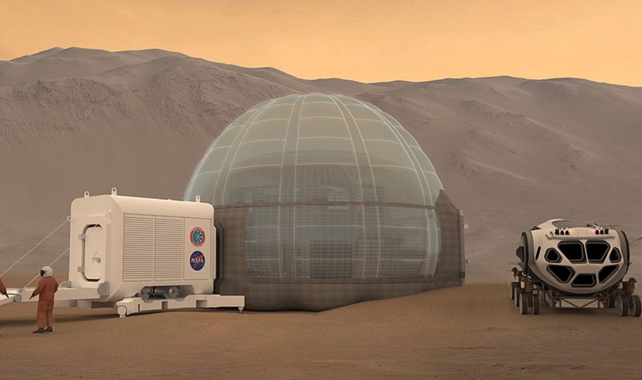 Mars Ice Home concept