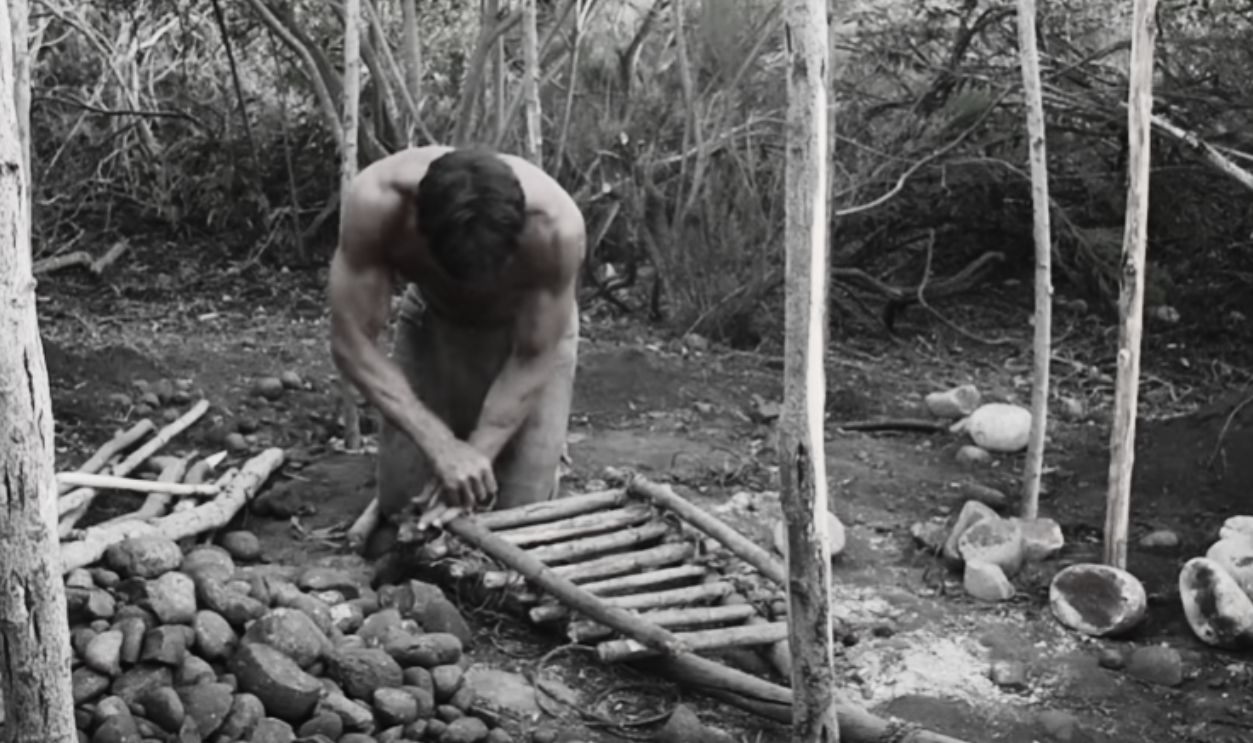 travois platform construction