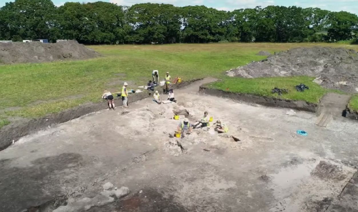 Bournemouth University archaeology research team