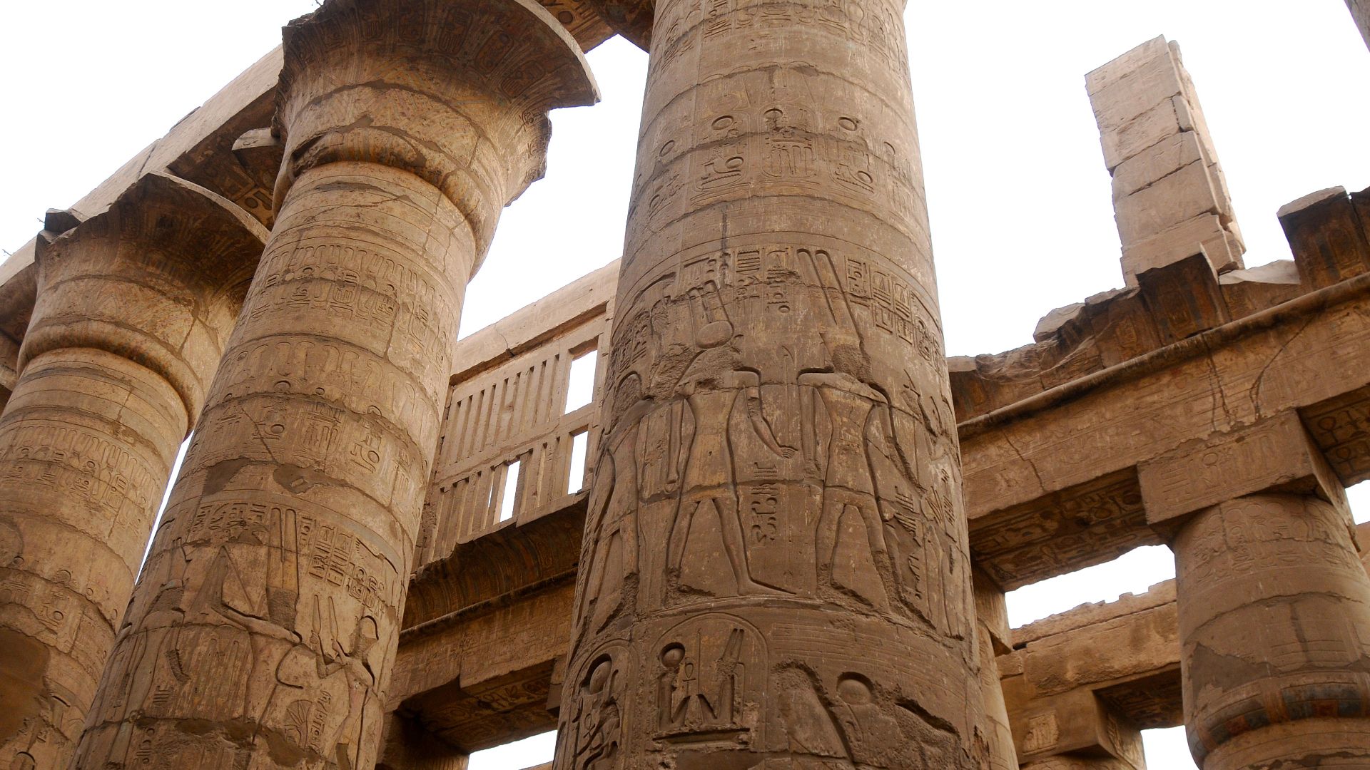 File:Hypostyle column in the Temple of Amun - panoramio.jpg
