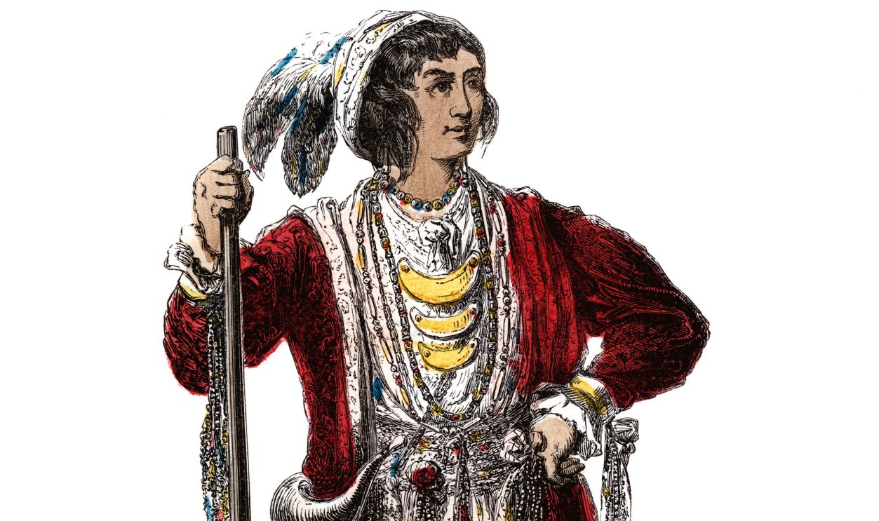 Gettyimages - 604434685, 1800s OSCEOLNATIVE. 1800s OSCEOLA NATIVE AMERICAN CHIEF SEMINOLE INDIAN STANDING WITH FLINTLOCK RIFLE CIRC1854