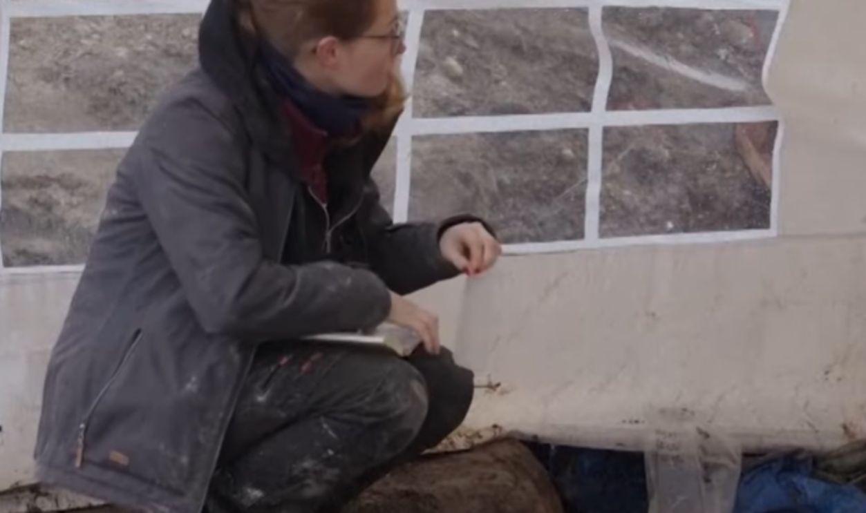 Archaelogists at Simmering, Vienna