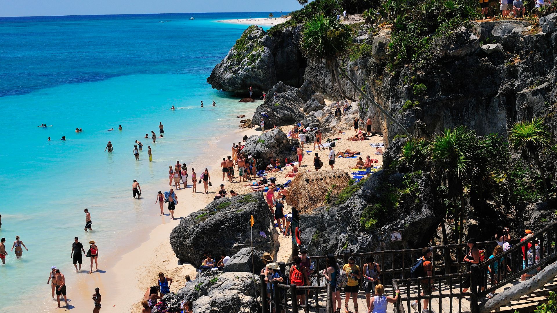 File:Beach at Tulum Mexico.jpg