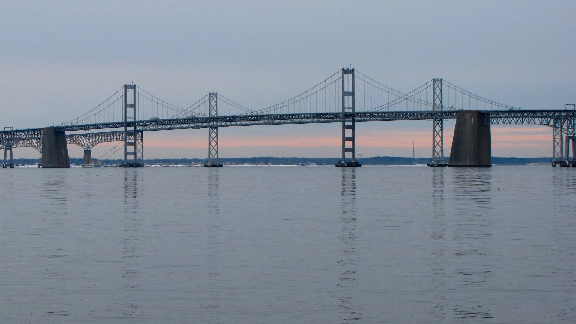 File:Chesapeake Bay Bridge viewed from Sandy Point State Park.jpg