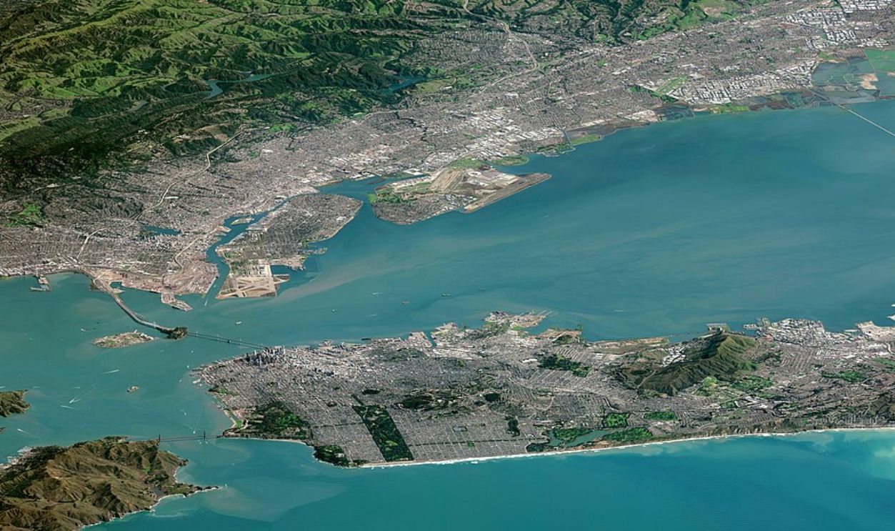 San Fransisco Bay satellite