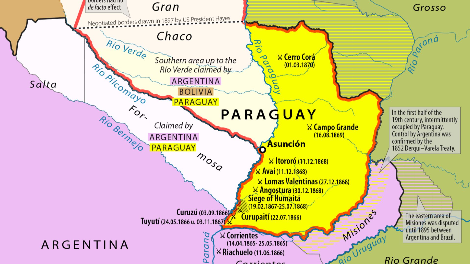 File:Map of the Paraguayan War 1864-1870.png