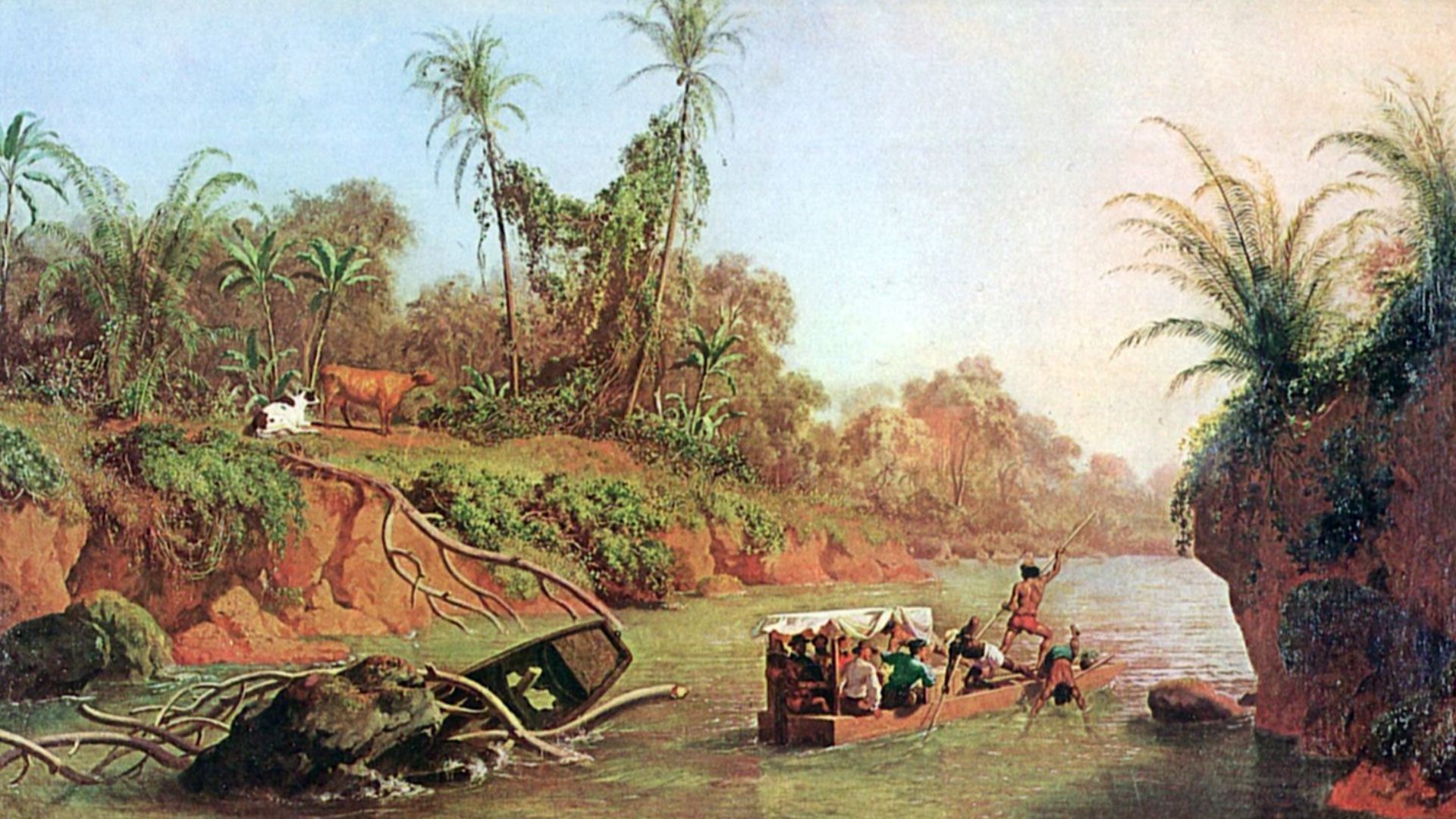 File:Nahl 1850, Der Isthmus von Panama auf der Höhe des Chagres River.jpg