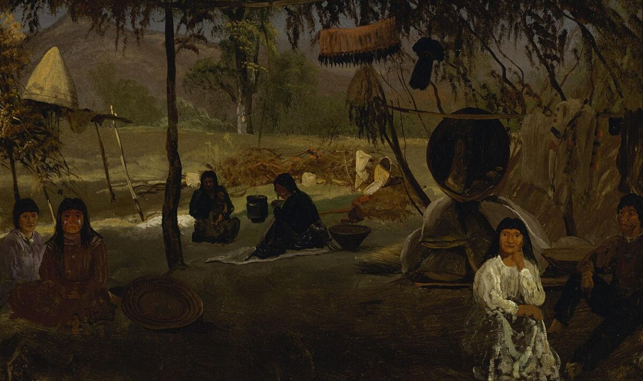 Albert Bierstadt - California Indian Camp
