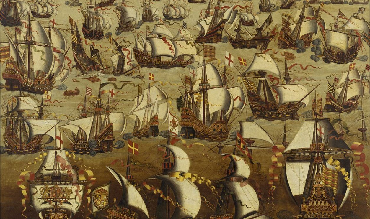 English Ships and the Spanish Armada, August 1588