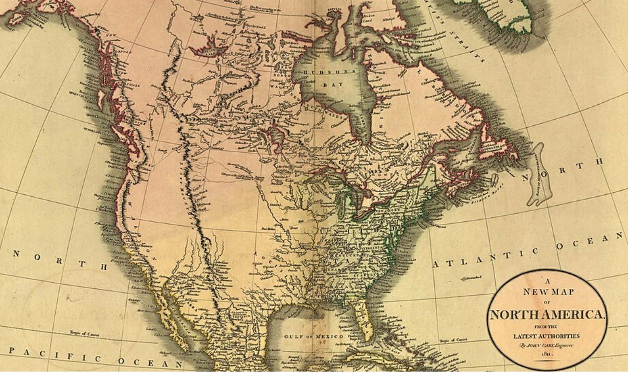 Map of North America