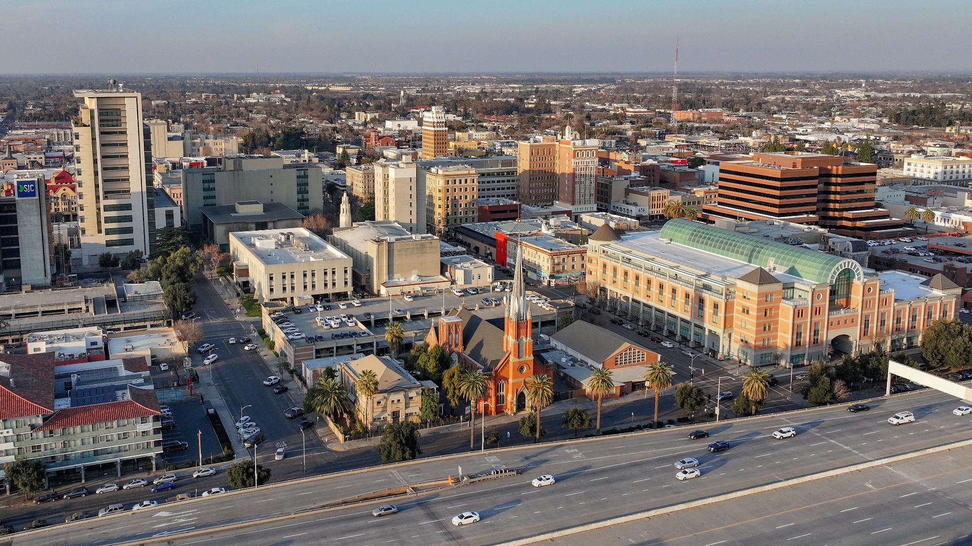 File:Aerial view of Stockton, California skyline.jpg