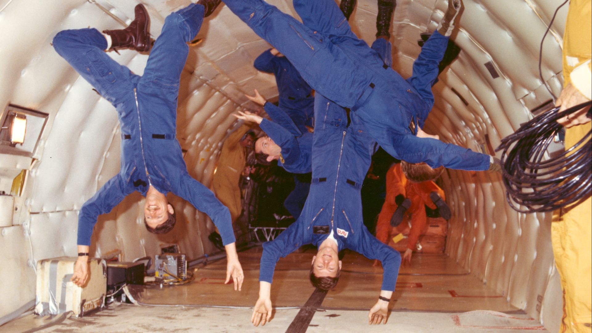 File:Astronauts in weightlessness.jpg