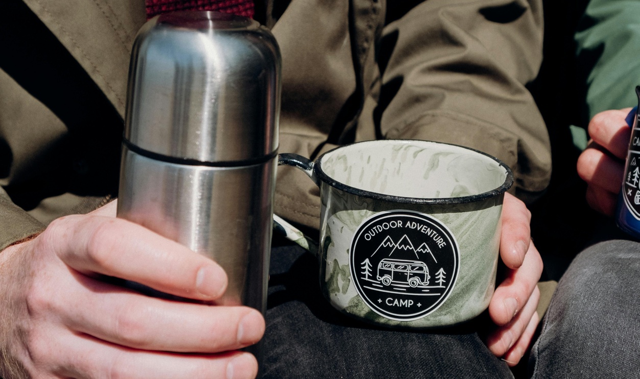 Bulky Travel Mugs Or Thermoses