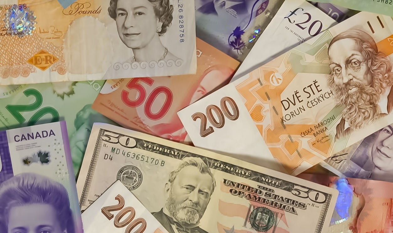 Stack Of Foreign Currency From Home