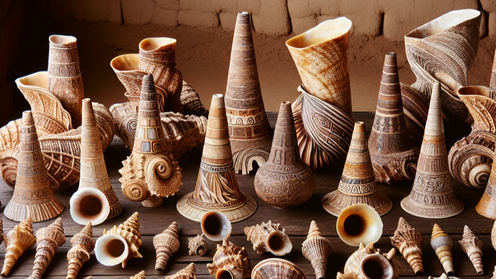 musical shell trumpets