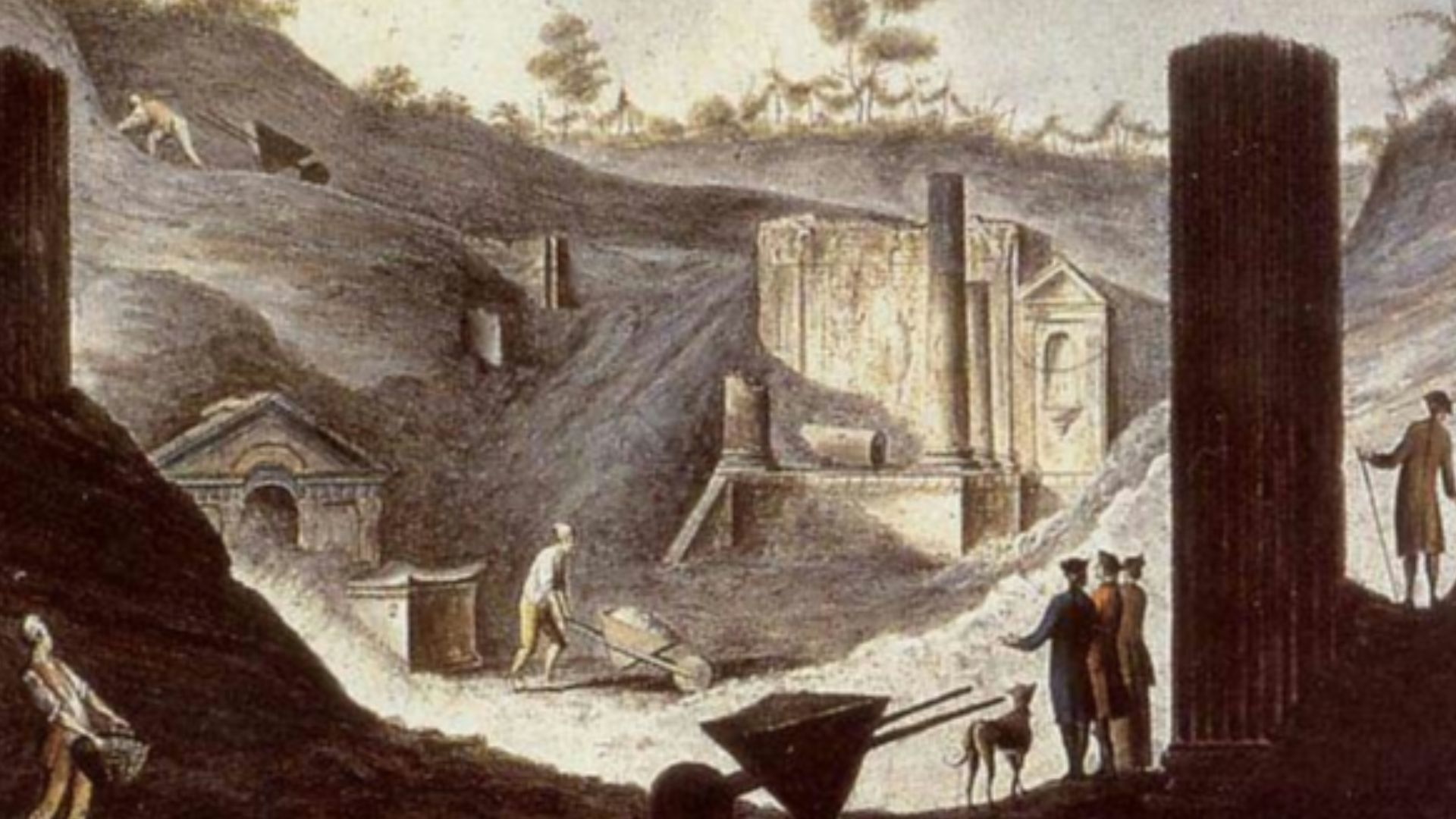 File:Pietro Fabris - Ausgrabung des Isis-Tempels in Pompeji.jpg