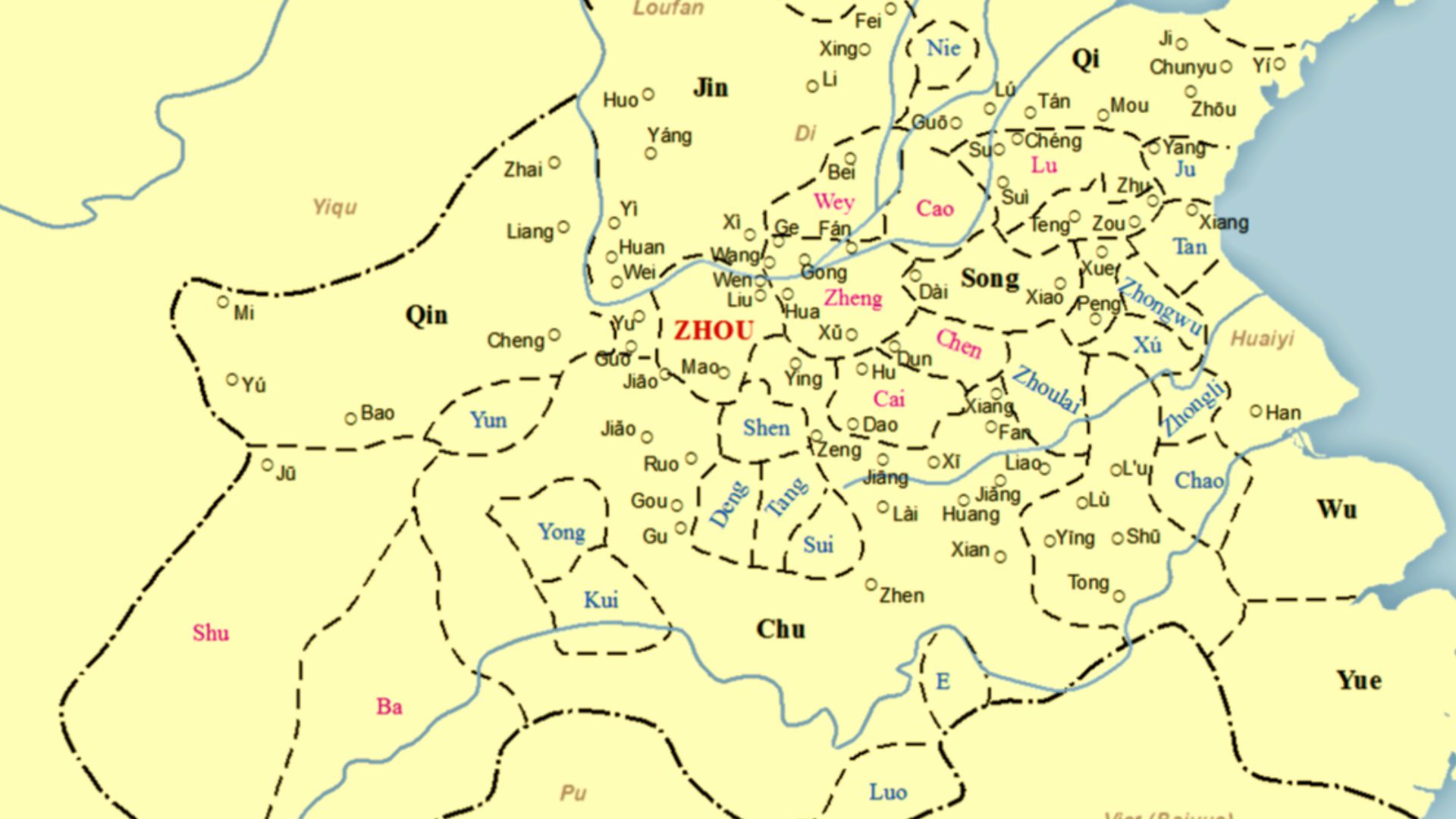 File:States of Zhou Dynasty.png