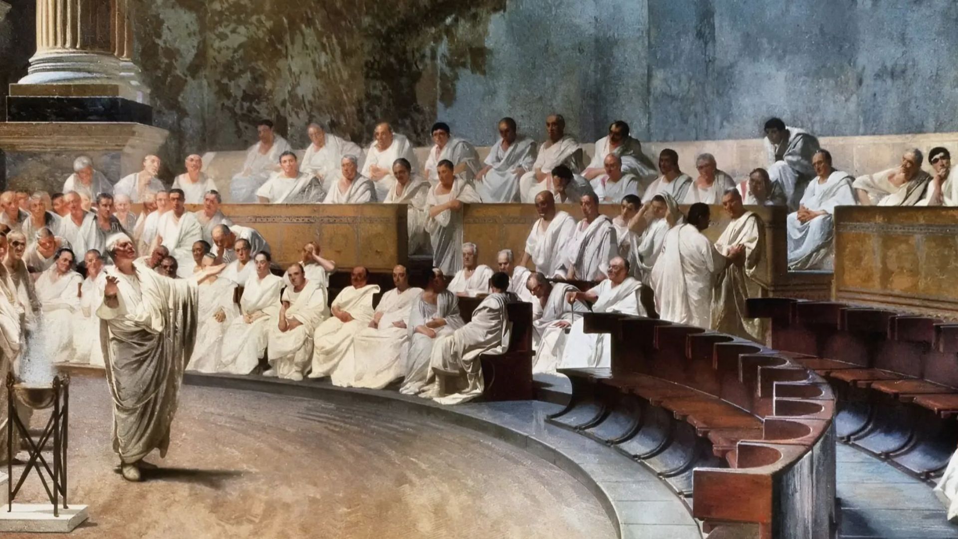 File:Cicero Denounces Catiline in the Roman Senate by Cesare Maccari.png