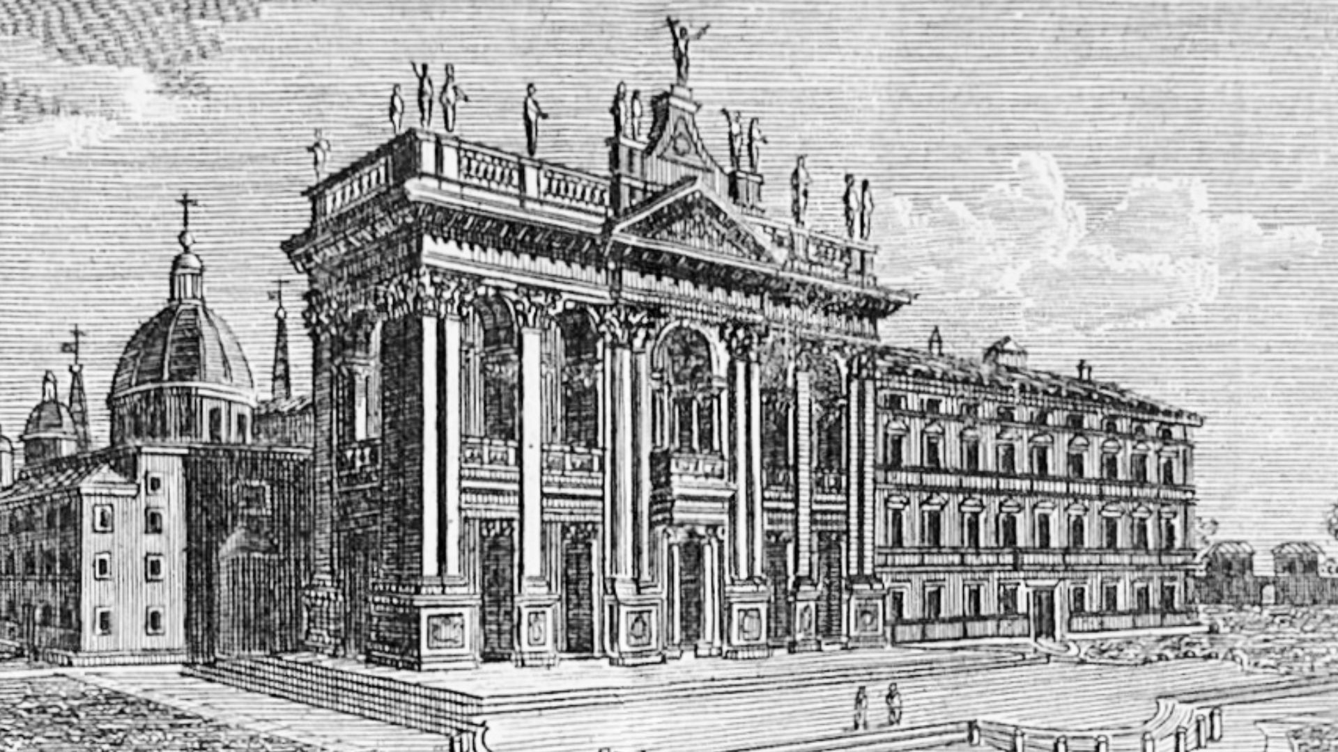 File:Archbasilica of Saint John Lateran, Lithograph, 1825.jpg