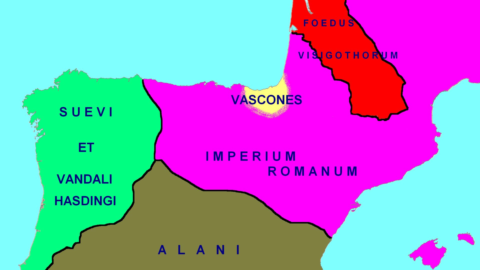 Hispania 418 AD