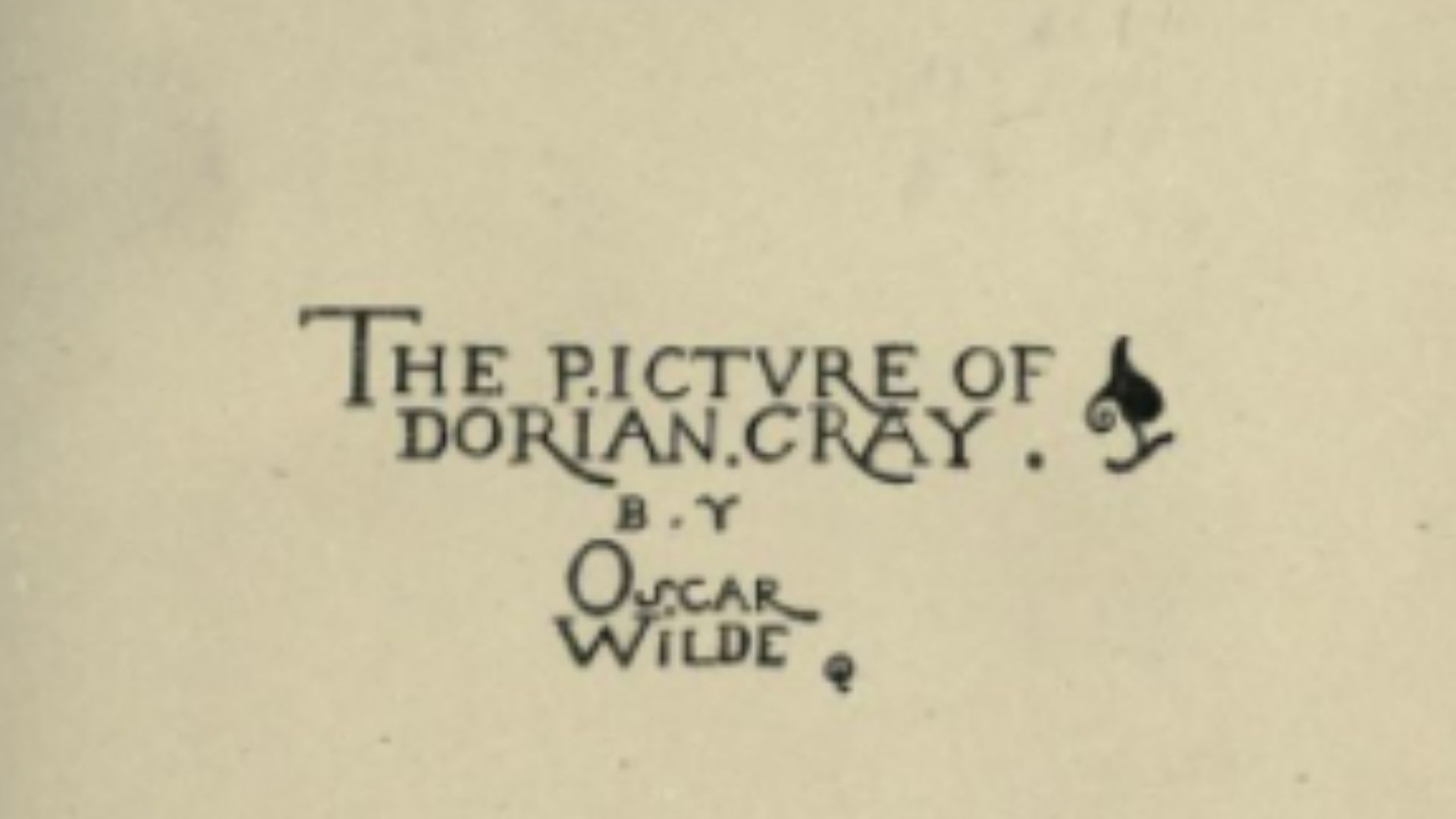 File:The title card of an 1891 print of The Picture of Dorian Gray, by Oscar Wilde.png