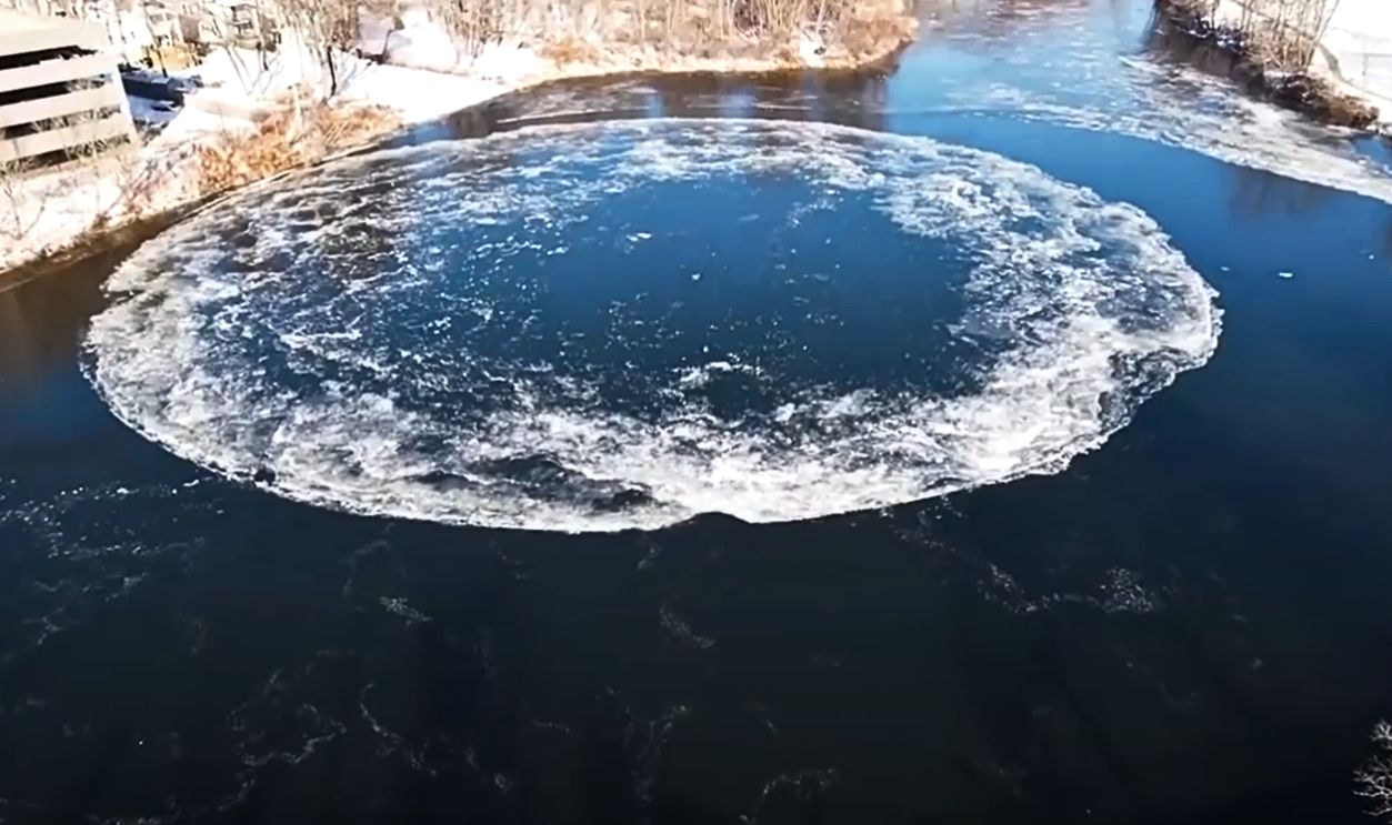 The Ice Circles, Maine's Rivers