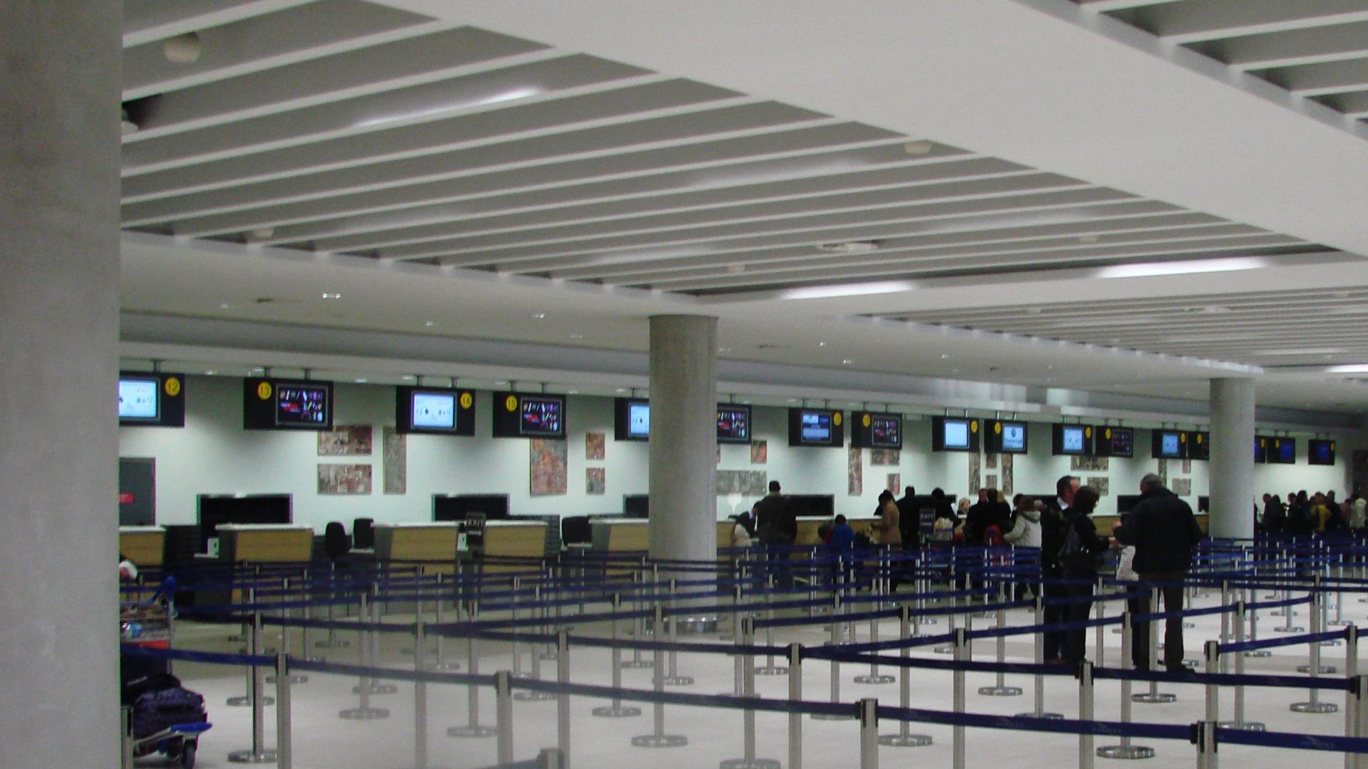 File:Paphos International Airport Check-in Hall.jpg