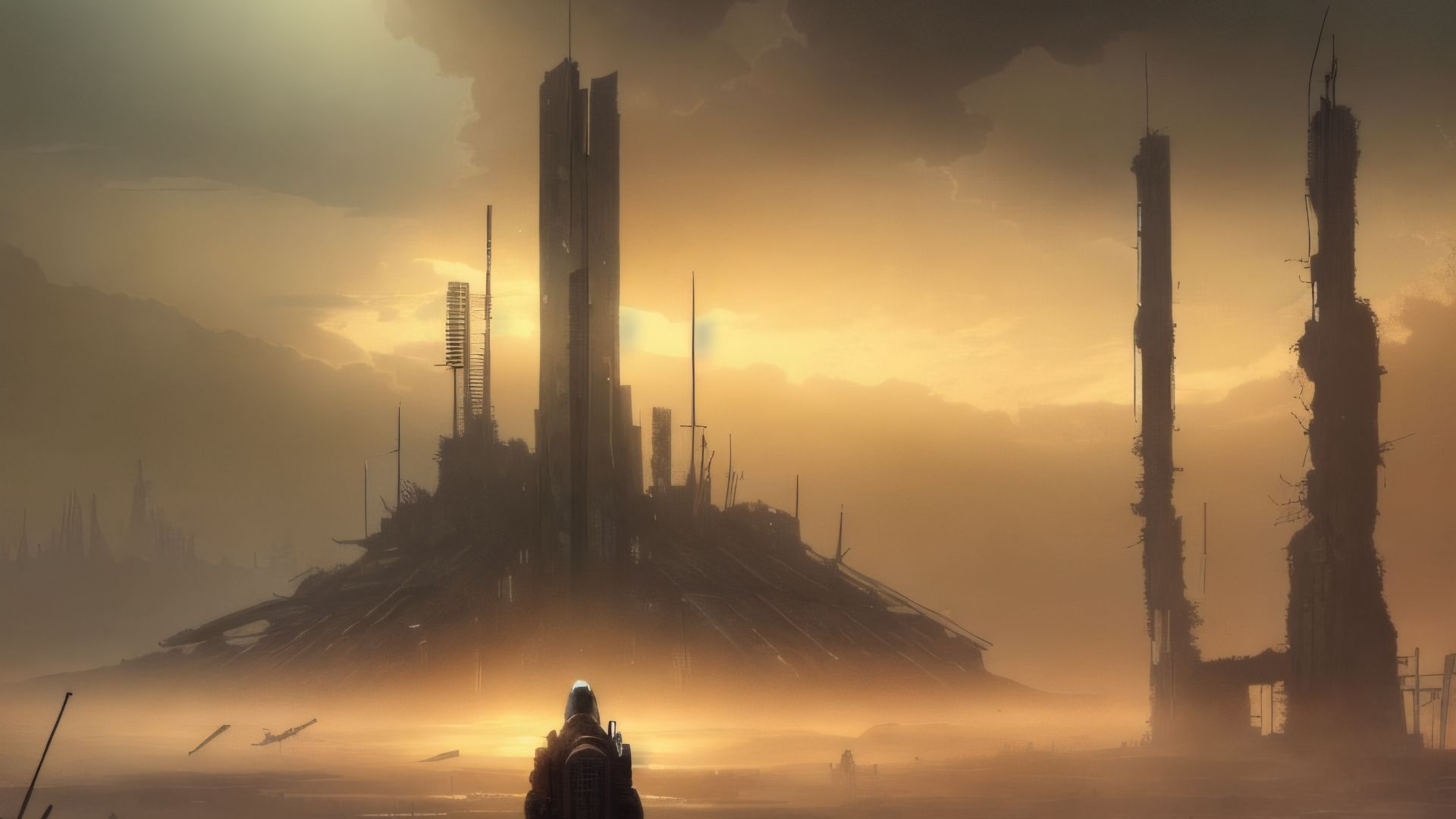 File:Post-apocalyptic landscape on an industrial exoplanet (recently collapsed civilization).jpg