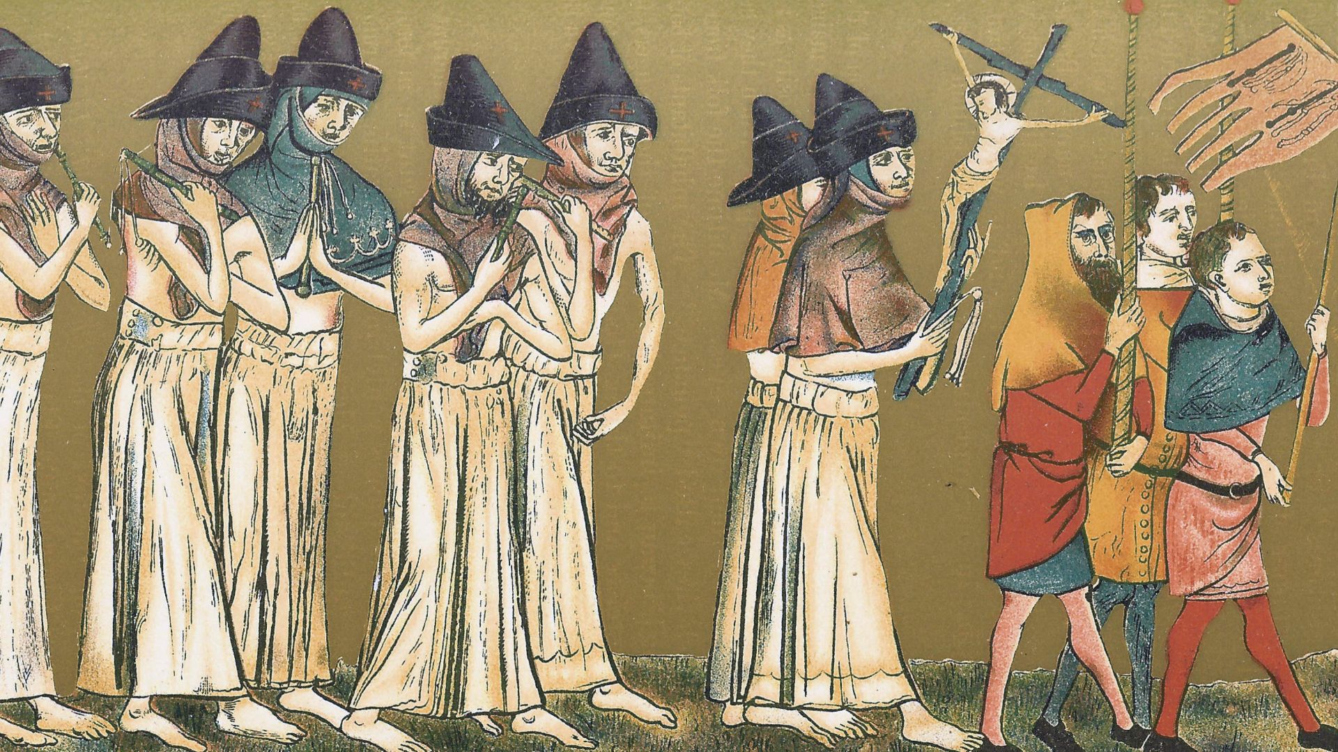 File:The flagellants at Doornik in 1349.jpg