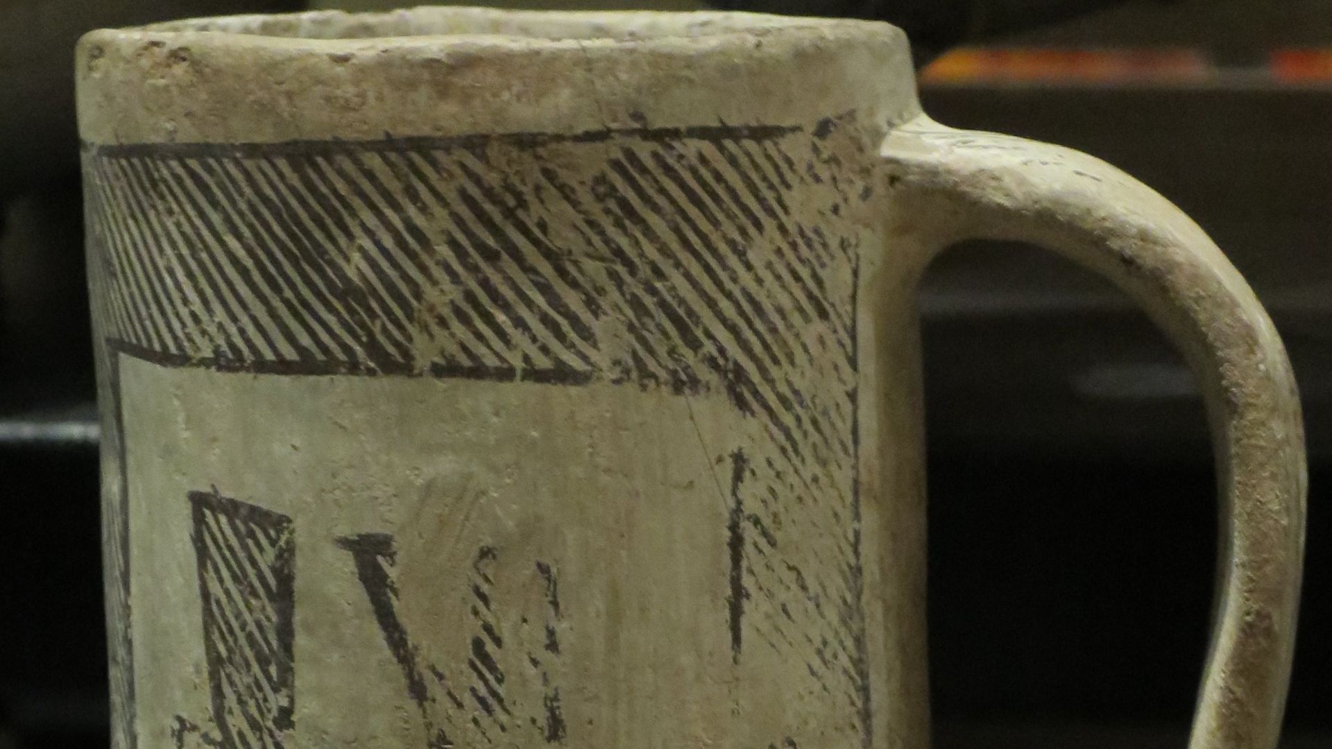 File:Ancestral Pueblo, Chaco black on white pitcher, 1050-1150 CE, Heard Museum.JPG