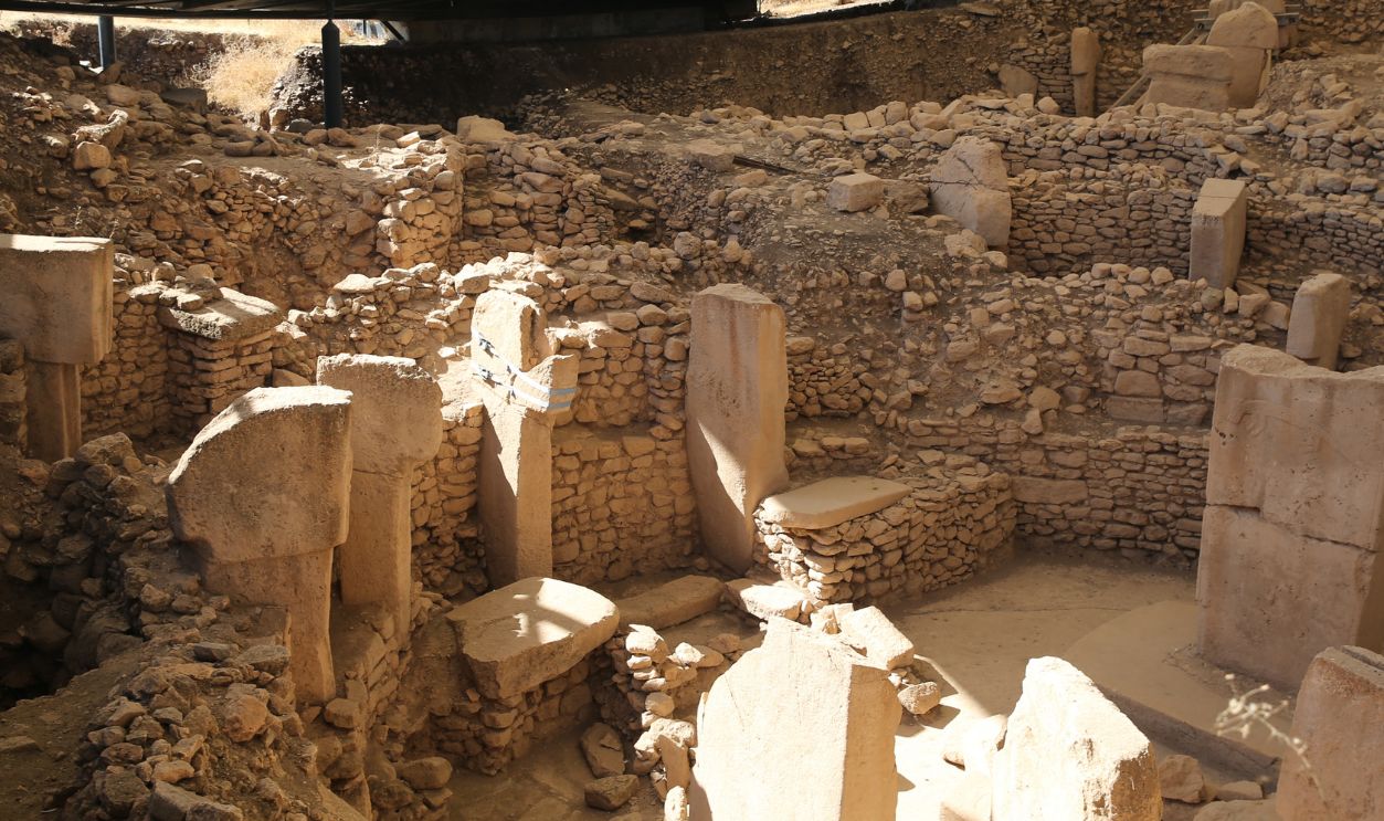 A view from Gobeklitepe, the first civilization in Anatolia, in Sanliurfa, Turkiye on July 28, 2024. It is stated that the artifacts unearthed in Gobeklitepe and Karahantepe in Sanliurfa, where excavations from the Neolithic Period continue, may bring new interpretations to history. In Gobeklitepe,